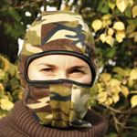 Cagoule camouflage Polartec